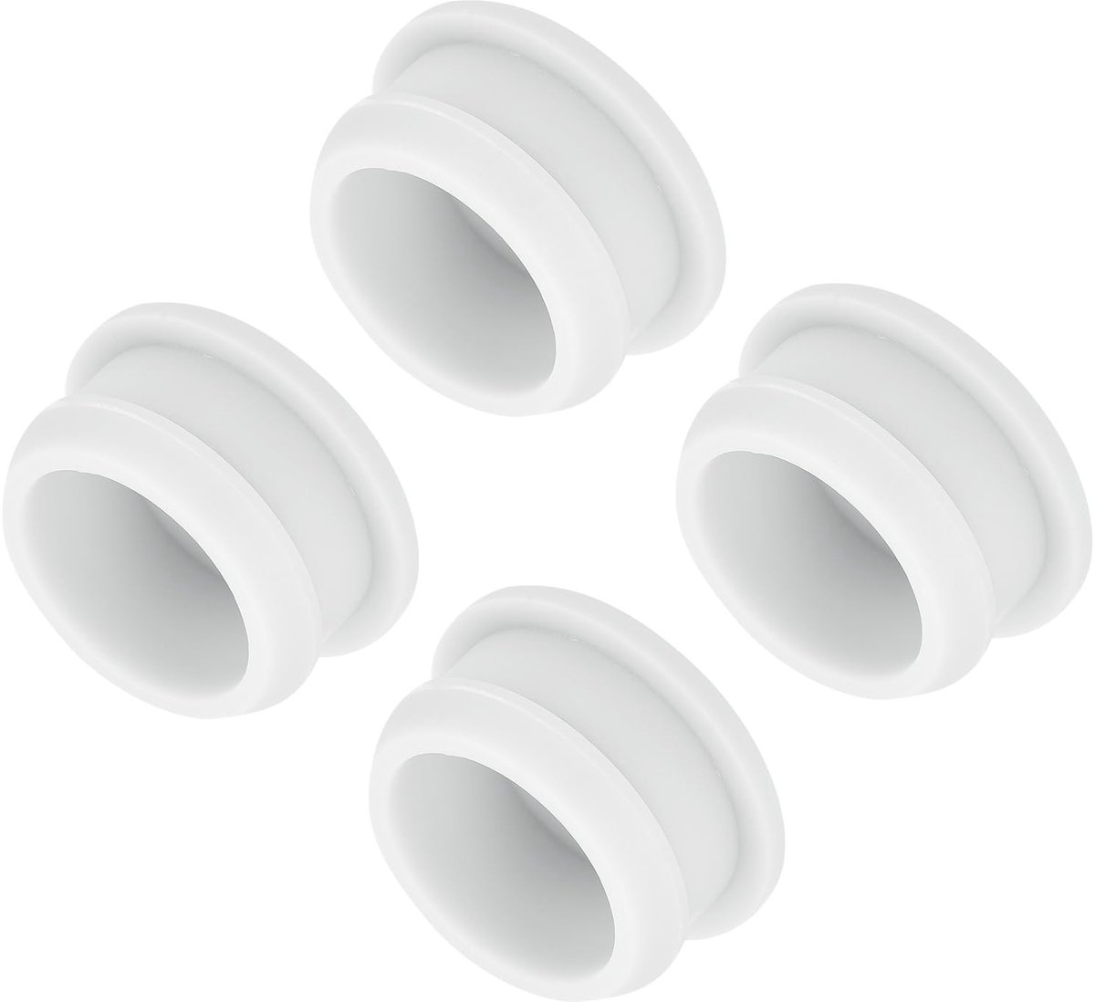 Cosensi - Silicone Hole Stopper - Waterdichte afsluitdop - 23 mm - Set van 4 - Geschikt voor testbuizen - Wit