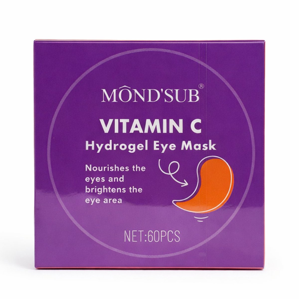 Dermarolling Hydrogel Eye Patches Oogmasker Vitamine C 60pcs