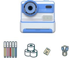 Trafello® Explorer Cam – Kindercamera met Instant Print & Fotoboek | Avonturen vastleggen, printen & bewaren | Cadeauset voor kleine ontdekkingsreizigers (3–10 jaar)