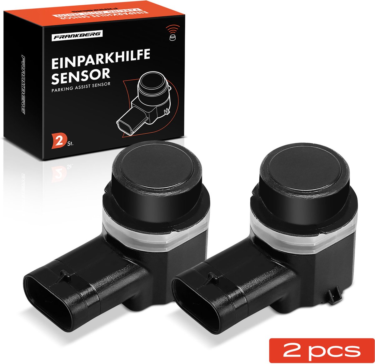Frankberg 2x Parksensor PDC Sensor voor VW Golf EOS Audi