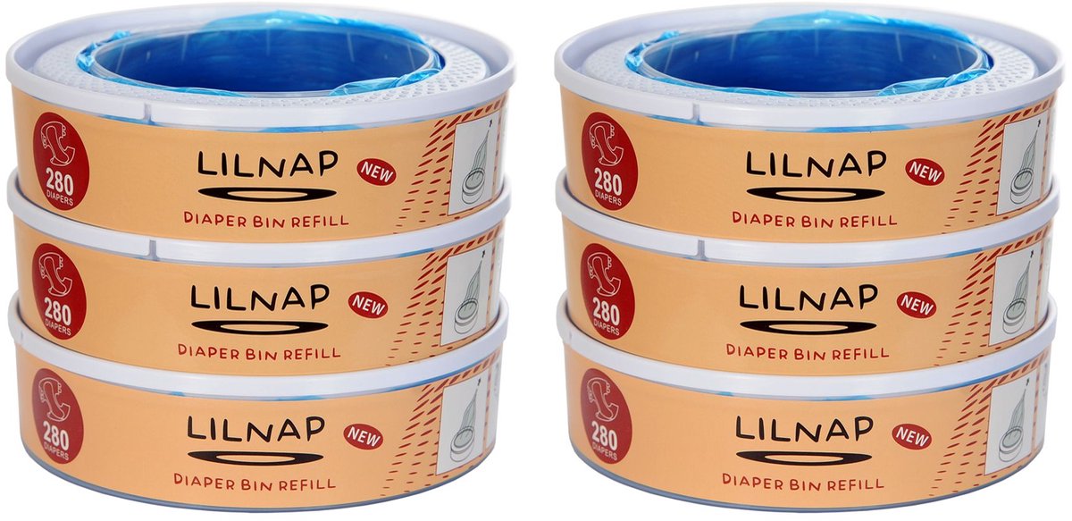 Lilnap - Angelcare Captiva/Classic New Improved - Wkład - Hoge Dichtheid Polyethyleen - Ecologisch