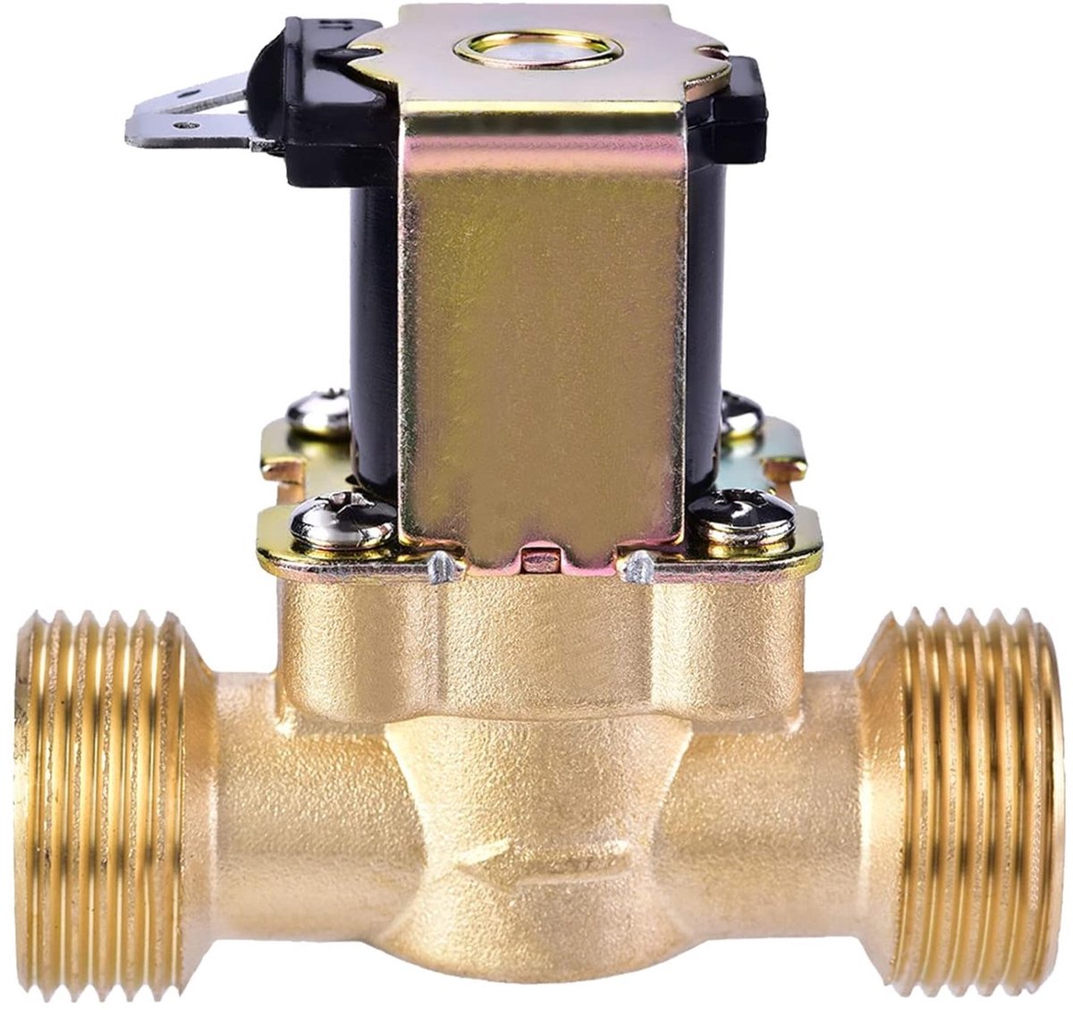 3/4" DC 24V Normaal Gesloten Messing Elektrische Solenoidklep voor Waterbeheersing, Energiezuinig en Duurzaam