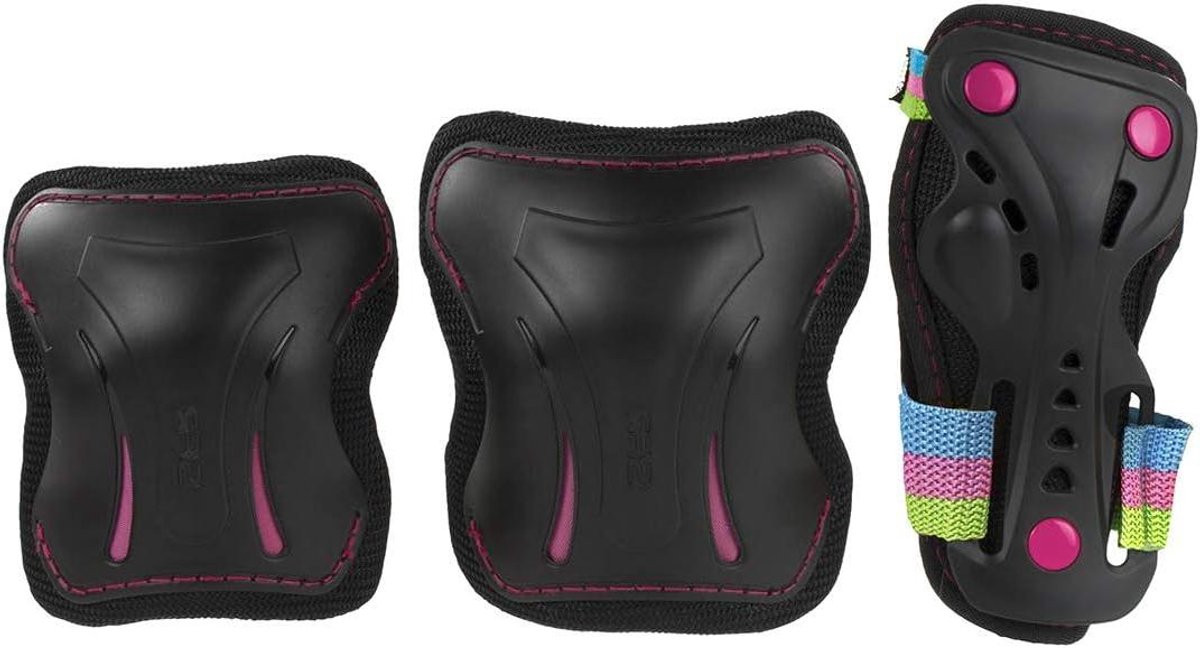 Beschermers Set - Sport set - Skaten Beschermen - Gecertificeerde bescherming - 3 stuks - Multicolore