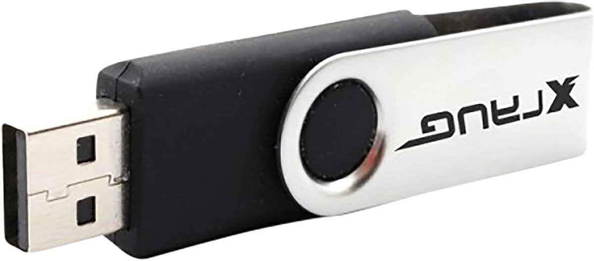USB Stick - Geheugenstick Flashdrive - Bestanden Opslaan - Draaibare Behuizing - 16GB - Zwart