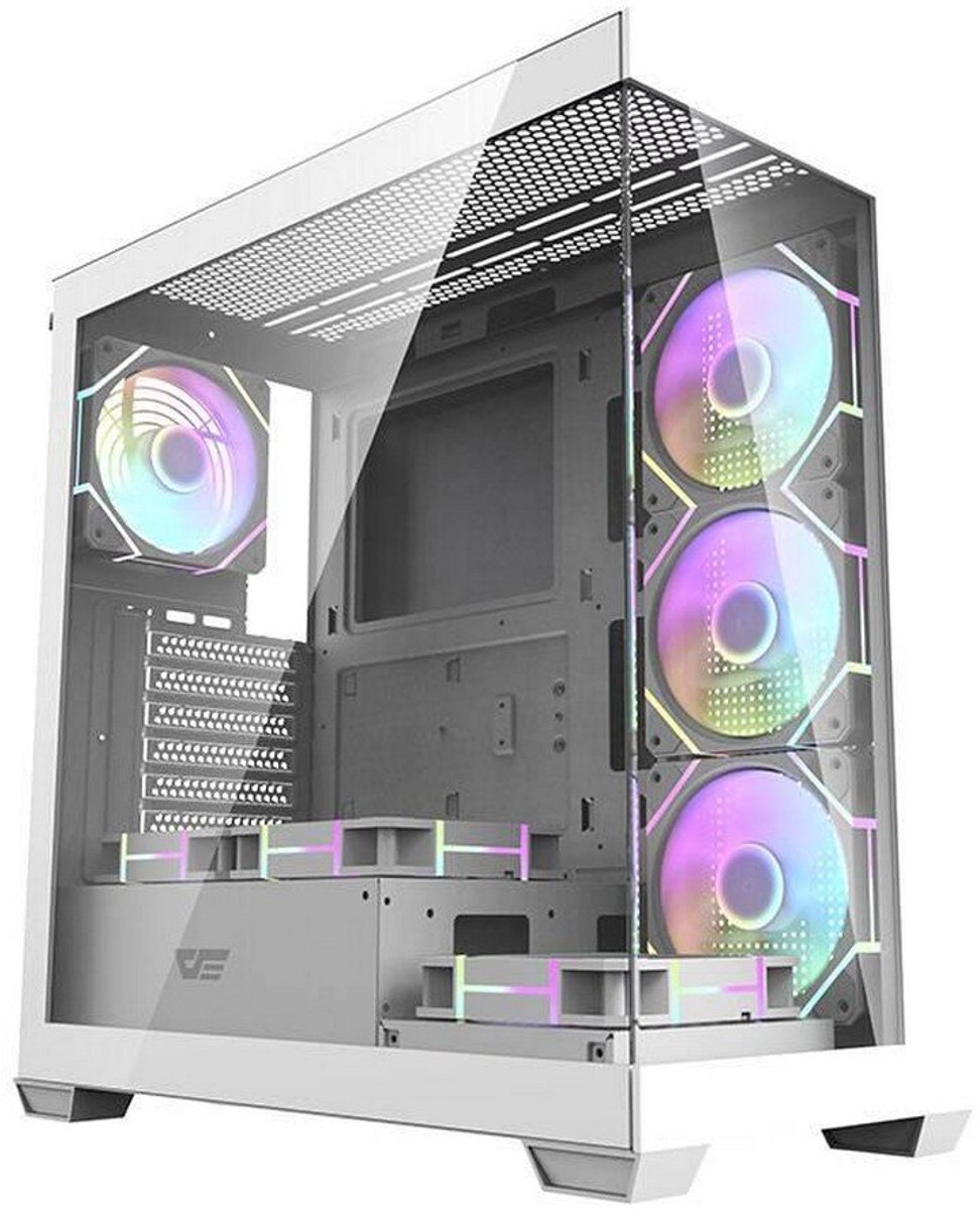 Darkflash - DS900 White + fans - Computerkast