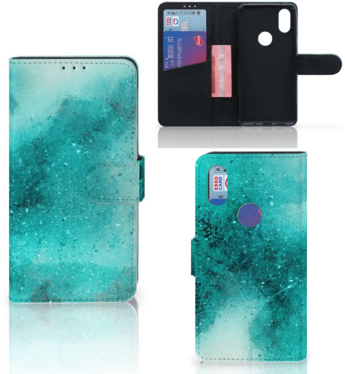 Hoesje Xiaomi Mi Mix 2s Painting Blue