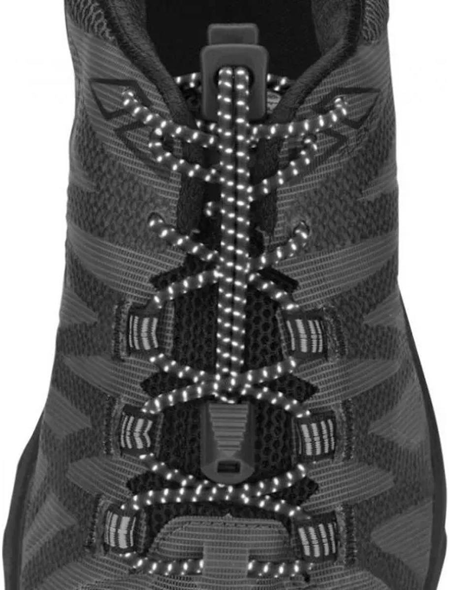 Nathan Run Laces Reflective Black - Veters