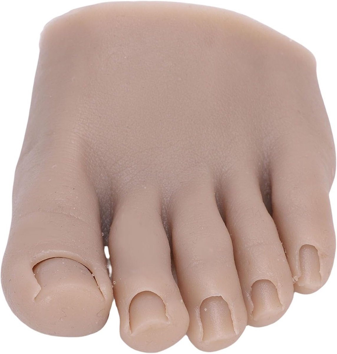 Siliconen Voet Mannequin voor Nageltraining - Herbruikbaar Model voor Manicure en Pedicure met Realistische Huidtextuur - Ideaal voor Oefeningen en Professionele Training
