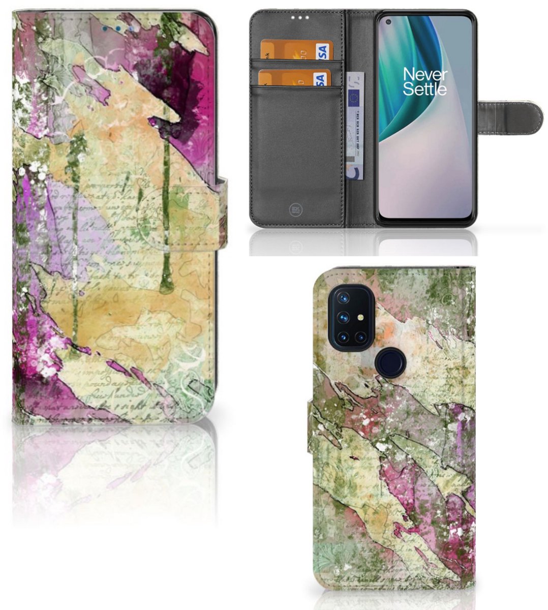 Hoesje OnePlus Nord N10 Letter Painting