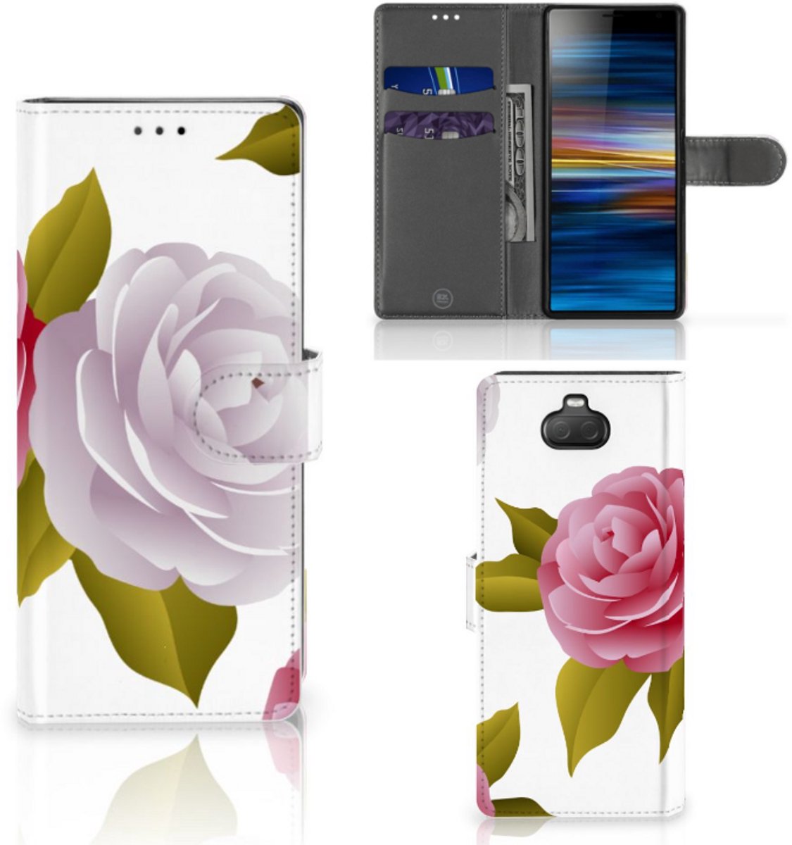 Sony Xperia 10 Hoesje Roses