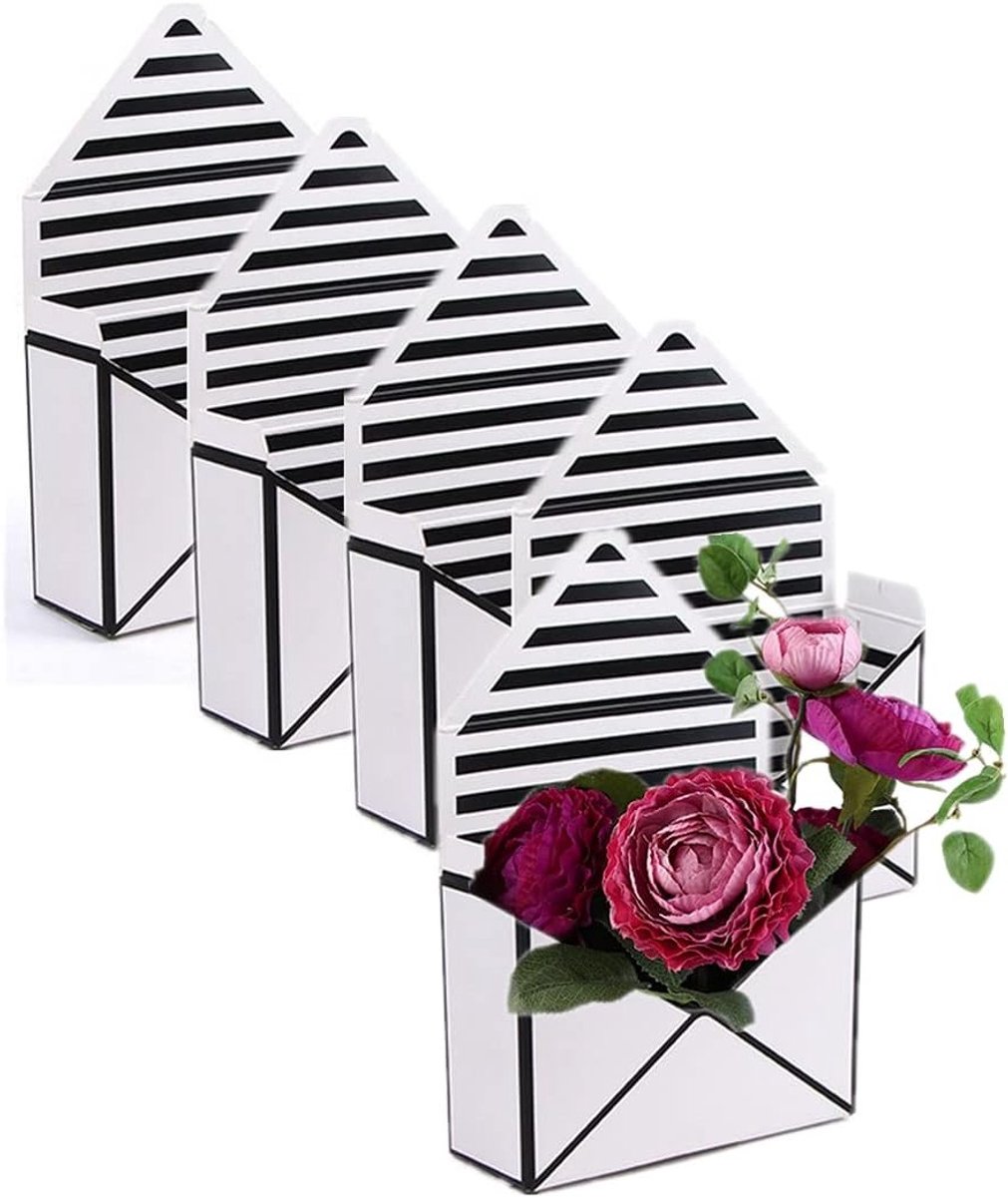 Set van 5 Waterdichte Bloemen Dozen voor Boeketten - Handgevouwen Verpakkingen voor Bruiloft, Verjaardag en Decoratie