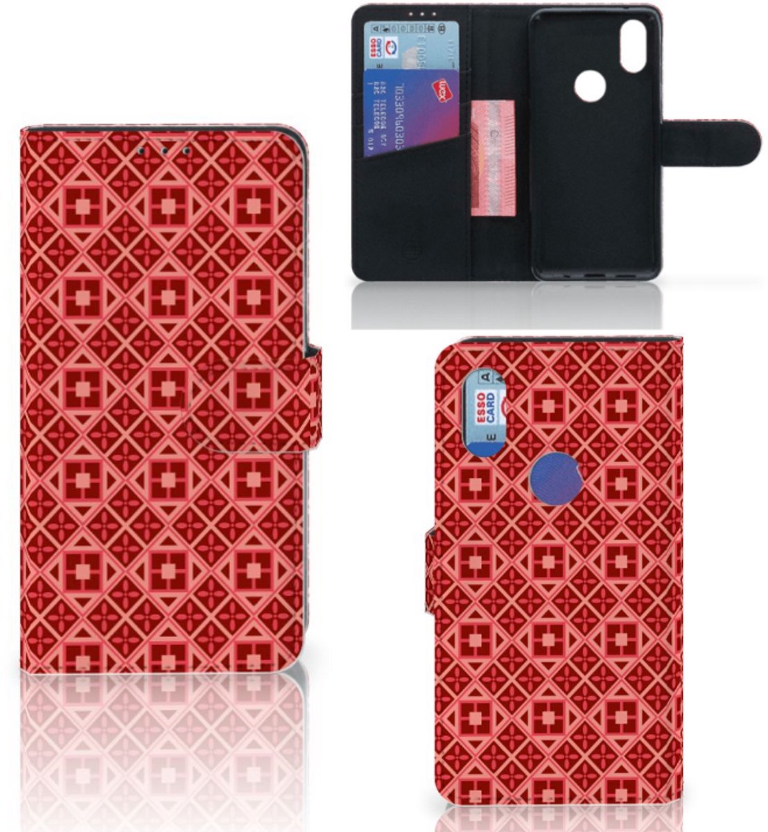 Xiaomi Mi Mix 2s Telefoon Hoesje Batik Rood