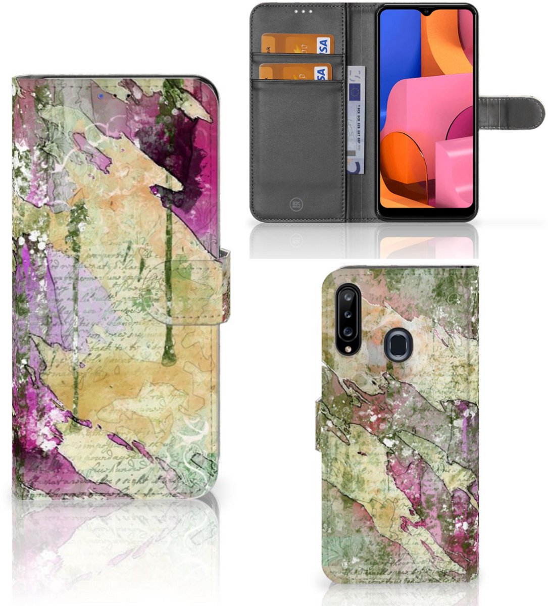 Hoesje Samsung Galaxy A20s Letter Painting