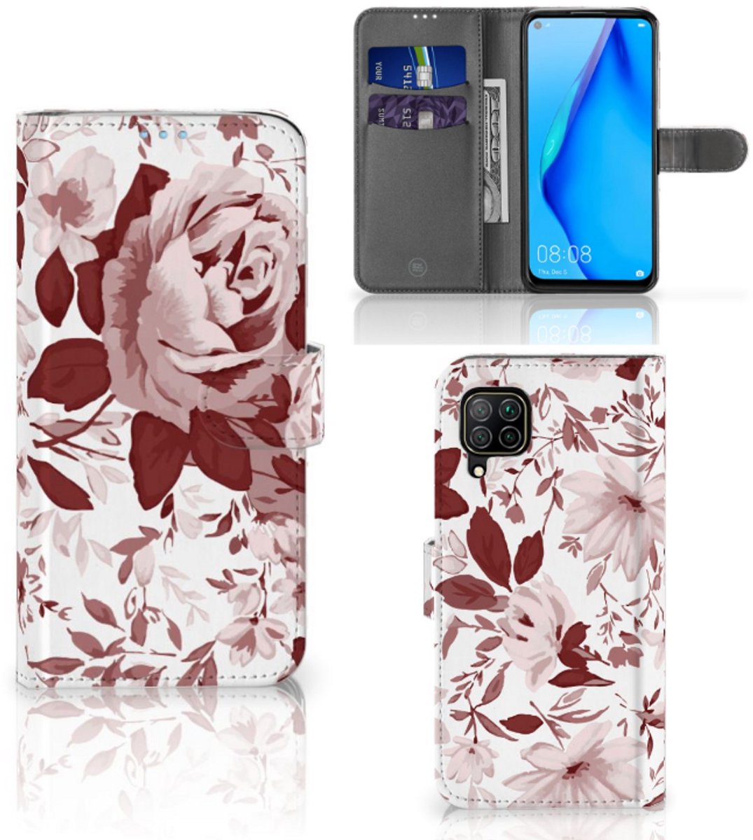 Hoesje Huawei P40 Lite Watercolor Flowers