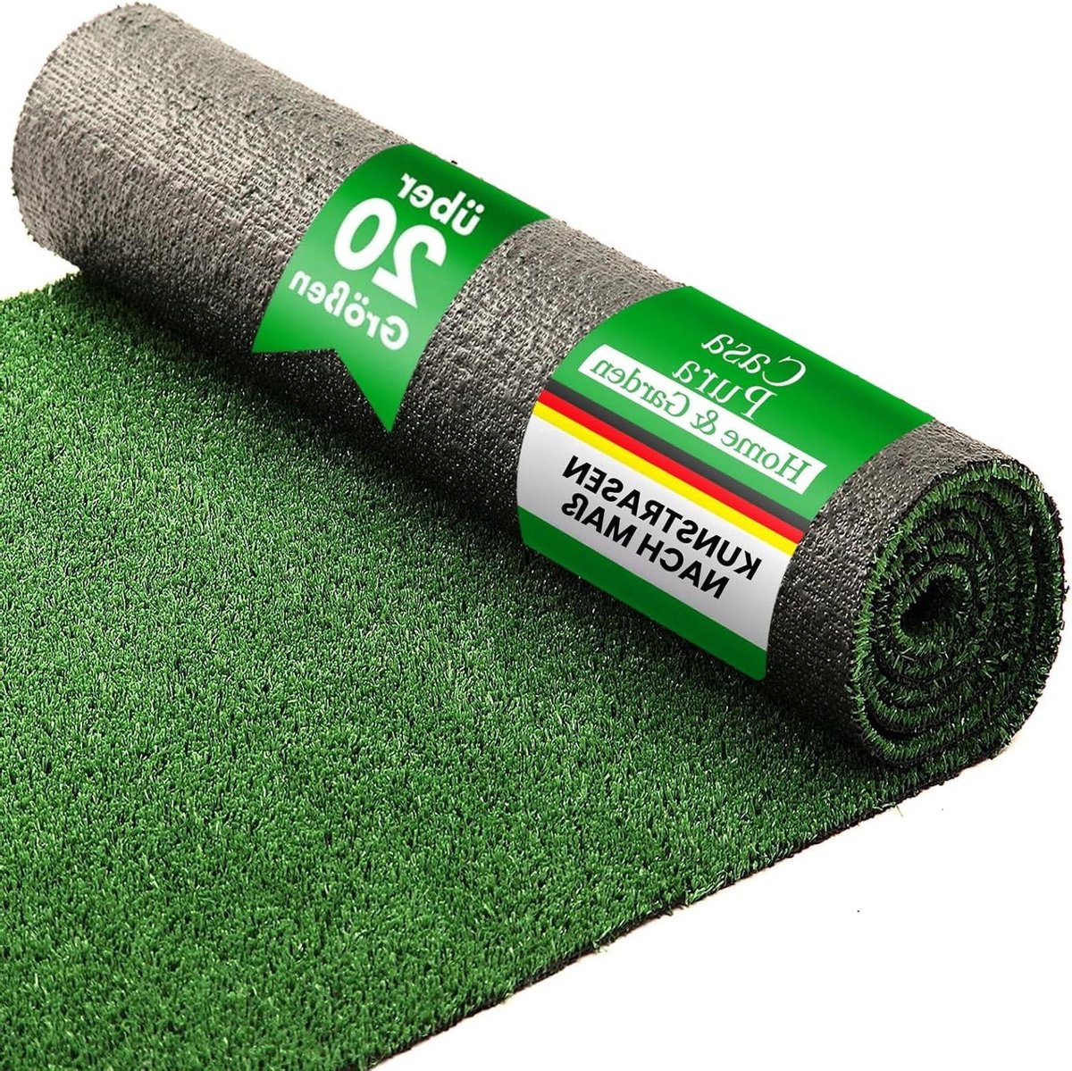 Kunstgras Outdoor Tapijt - Balkon Tapijt Grastapijt - Terras Aankleden - Natuurlijke Look UV-bestendig - 2 x 3 m - Groen