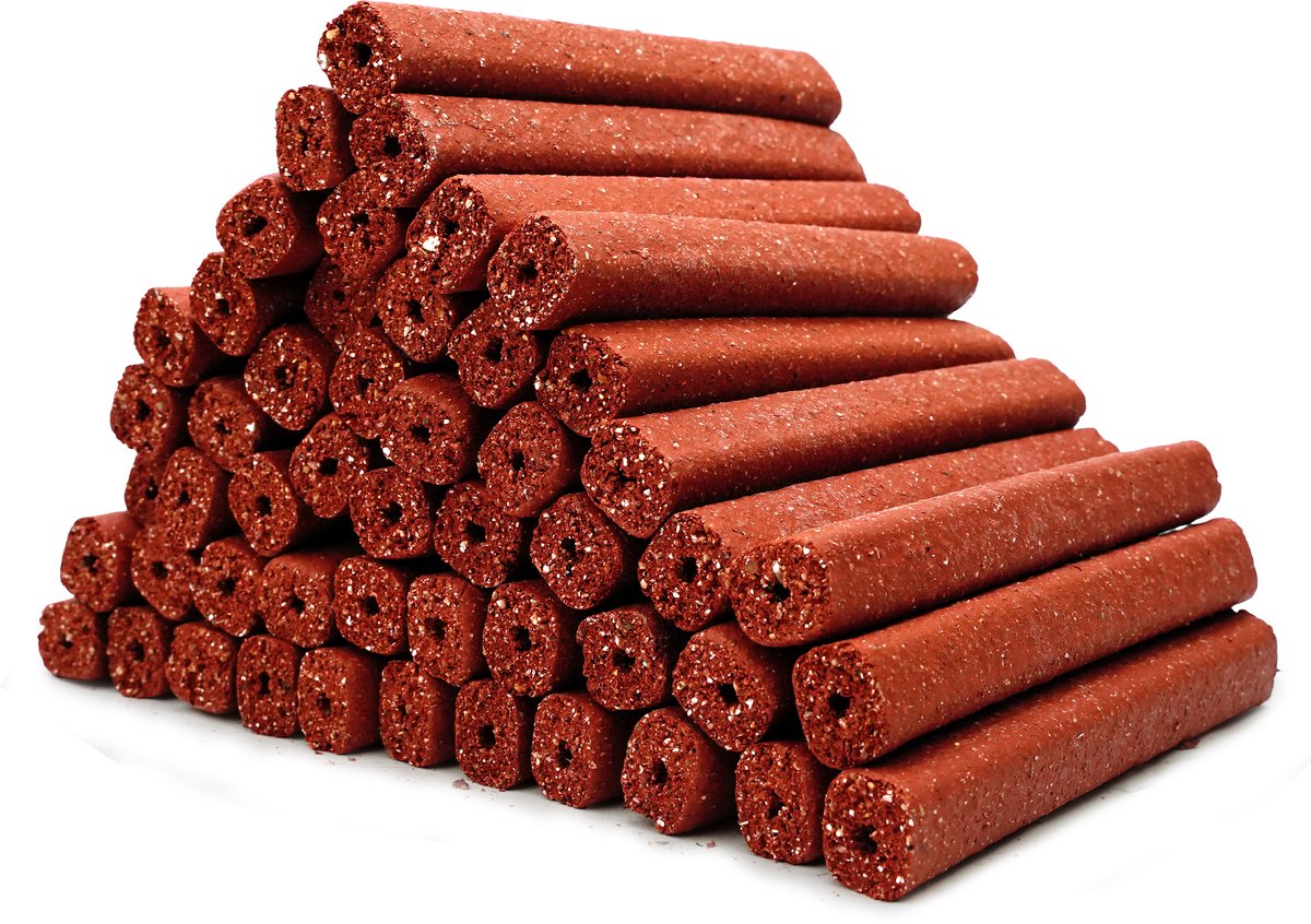 DoggyDish Kauwstaven Rund 18 cm - 50 stuks (3 kg) - Hondensnack voor middelgrote en grote honden