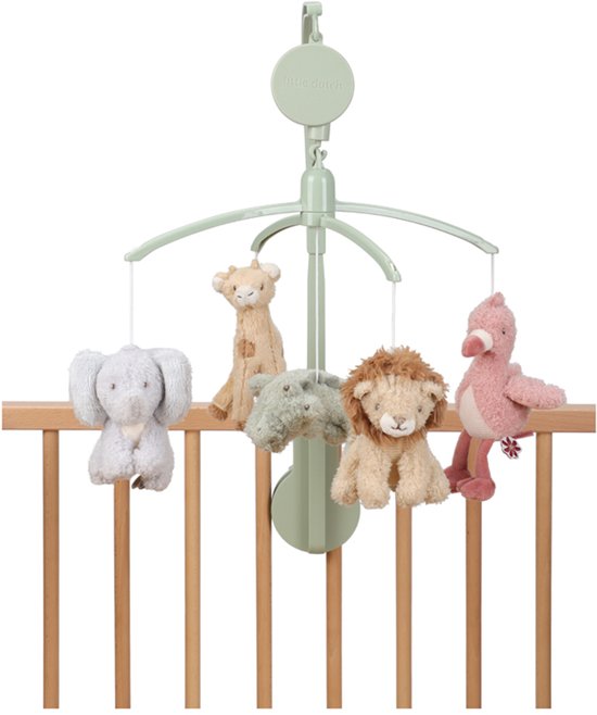 Little Dutch Safari Friends Muziekmobiel van Little Dutch — afbeelding 2