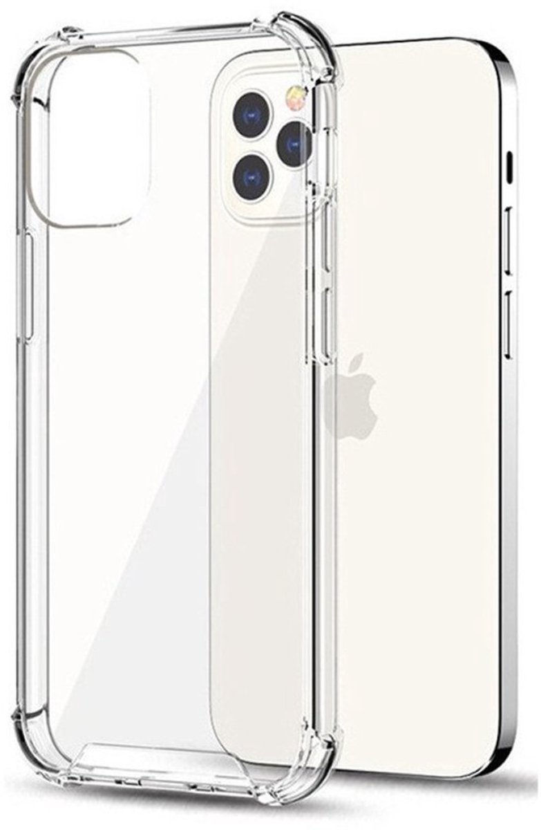 Eisenz King Kong Transparant Shockproof Hoesje Geschikt voor Samsung S25 Plus – Anti-Slip TPU – Valbestendig – Airbag Hoeken – Krasvast – Transparant Telefoonhoesje