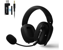 Attack Shark L80 PRO - Gaming Headset - Draadloos - 7.1 Surround Sound - Tri-Mode (2.4G/BT/3.5mm) - Dubbele Microfoon - 40mm Driver - Ultralicht 203g - PC/PS5/Xbox/Switch - Zwart