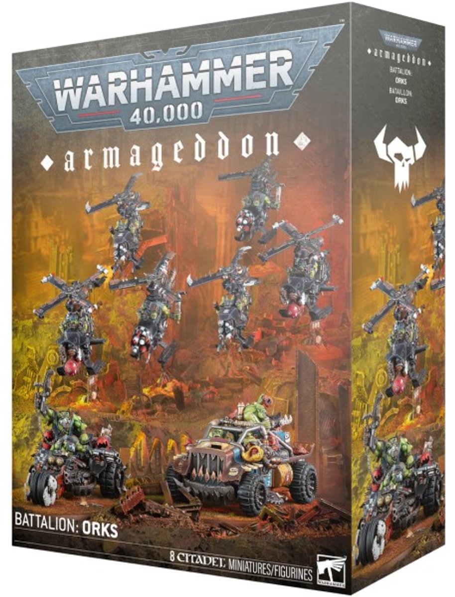 Warhammer 40k 40.000 - Armageddon - Battalion - Orks - 73-501