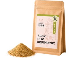 Aglio Olio Kruidenmix 250g – Italiaanse Knoflook & Chili Mix – Voor Pasta, Olijfolie, Bruschetta & Mediterrane Gerechten – Zonder Kunstmatige Toevoegingen – Ocin Vita