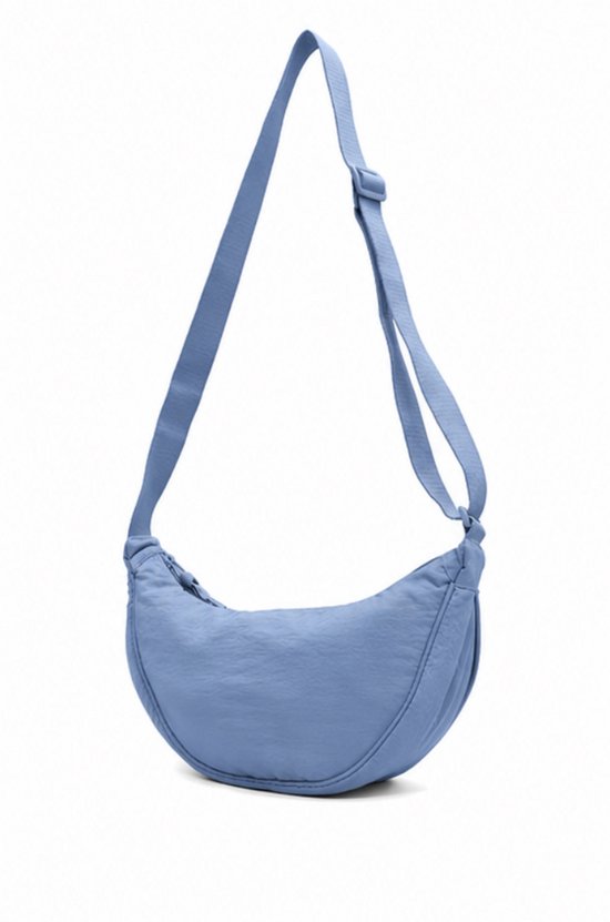 Twisted Peach® | Crossbody tas | Blauw | Dames | Schoudertas | Halve maan | 30 CM | Compact