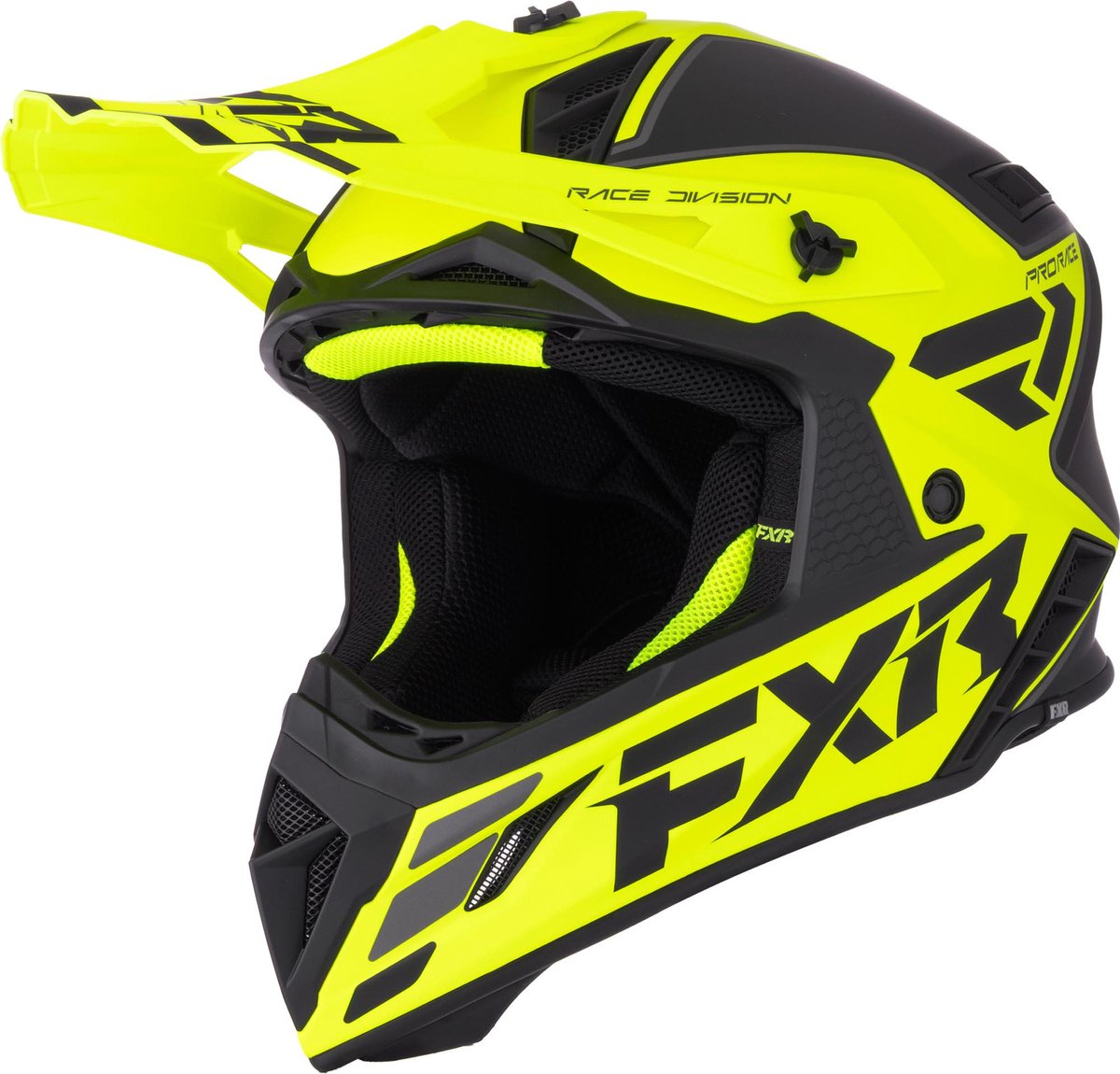 FXR Helium Logo Carbon Motorcross helm -