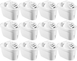 12x Mutital Waterfilters - Filter Patronen compatibel met Brita Maxtra - Geschikt voor Marella, Style, Aluna, Elemaris XL