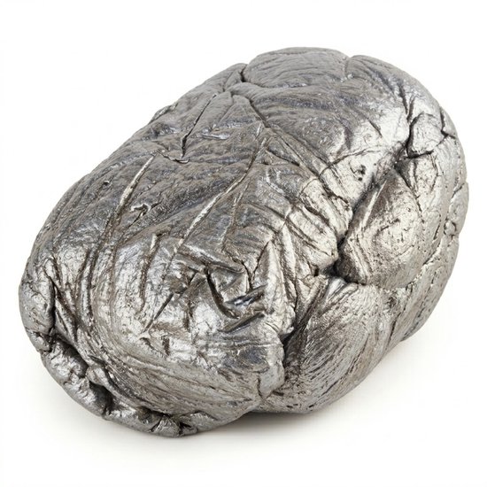 Zilverkleurige boetseerklei 50g metallic hars klei langzaam drogend zachte structuur creatieve klei voor hobby en modelleren