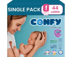 Confy Premium - Luiers Maat 1 (2kg-5kg) - 44 Luiers