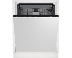 Beko BDIN36450 - Inbouwvaatwasser - 14 couverts - B label - 44 dB - Bestekmand - Volledig geïntegreerd - RVS - Stil - 10,9 liter water per cyclus