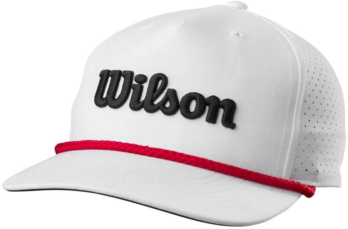 Wilson Rope Golfcap - Wit Rood