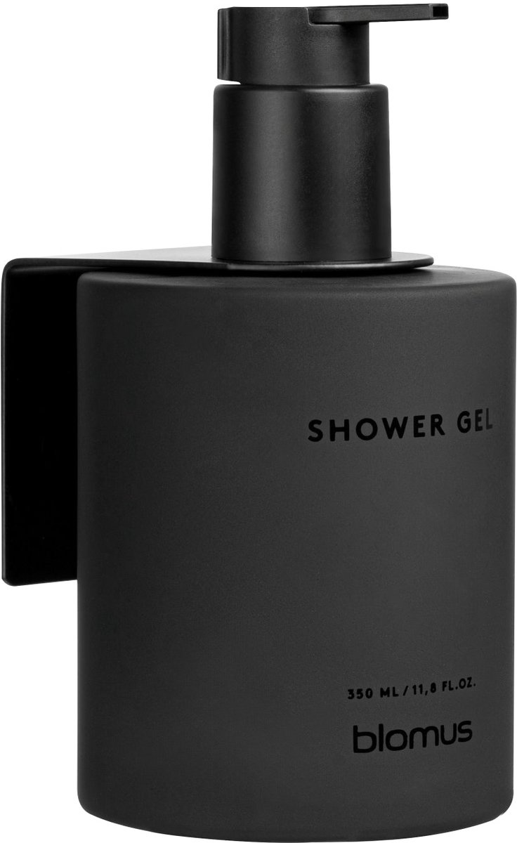 Kirei Dispenser Smoke Shower Gel | Lijmen cm | Zwart | Staal