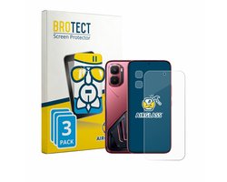 Screenprotector 3 Stuks voor Infinix GT 50 Pro (Voor+Camera) Beschermglas transparant