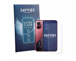 Savvies - Screenprotector voor Infinix GT 50 Pro (Voor+Camera) - Folie Beschermfolie transparant 18 Stuks