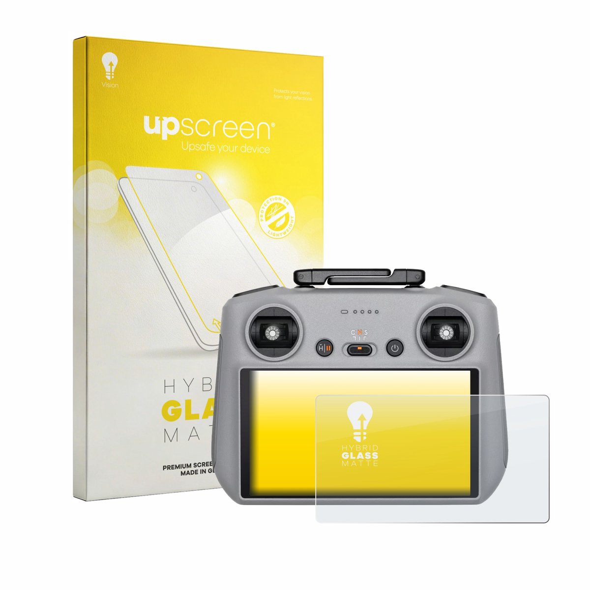 upscreen - Screenprotector voor DJI RC 2 2025 - Folie Beschermfolie Beschermglas matte