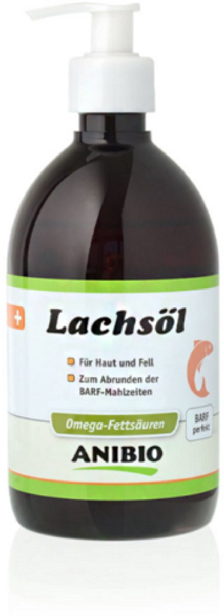 Anibio zalm oilie voor honden en katten 500 ml