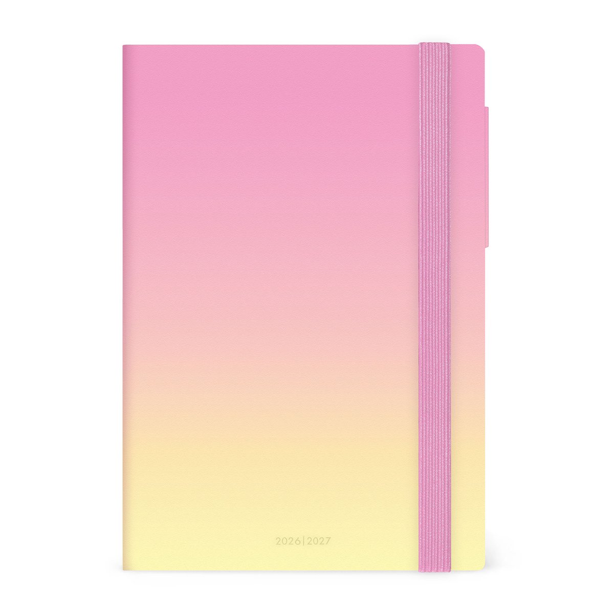 LEGAMI AGENDA 2026-2027 - 16mnd - DAG OP 1 PAGINA - VEGAN OMSLAG - SUNRISE LOVER