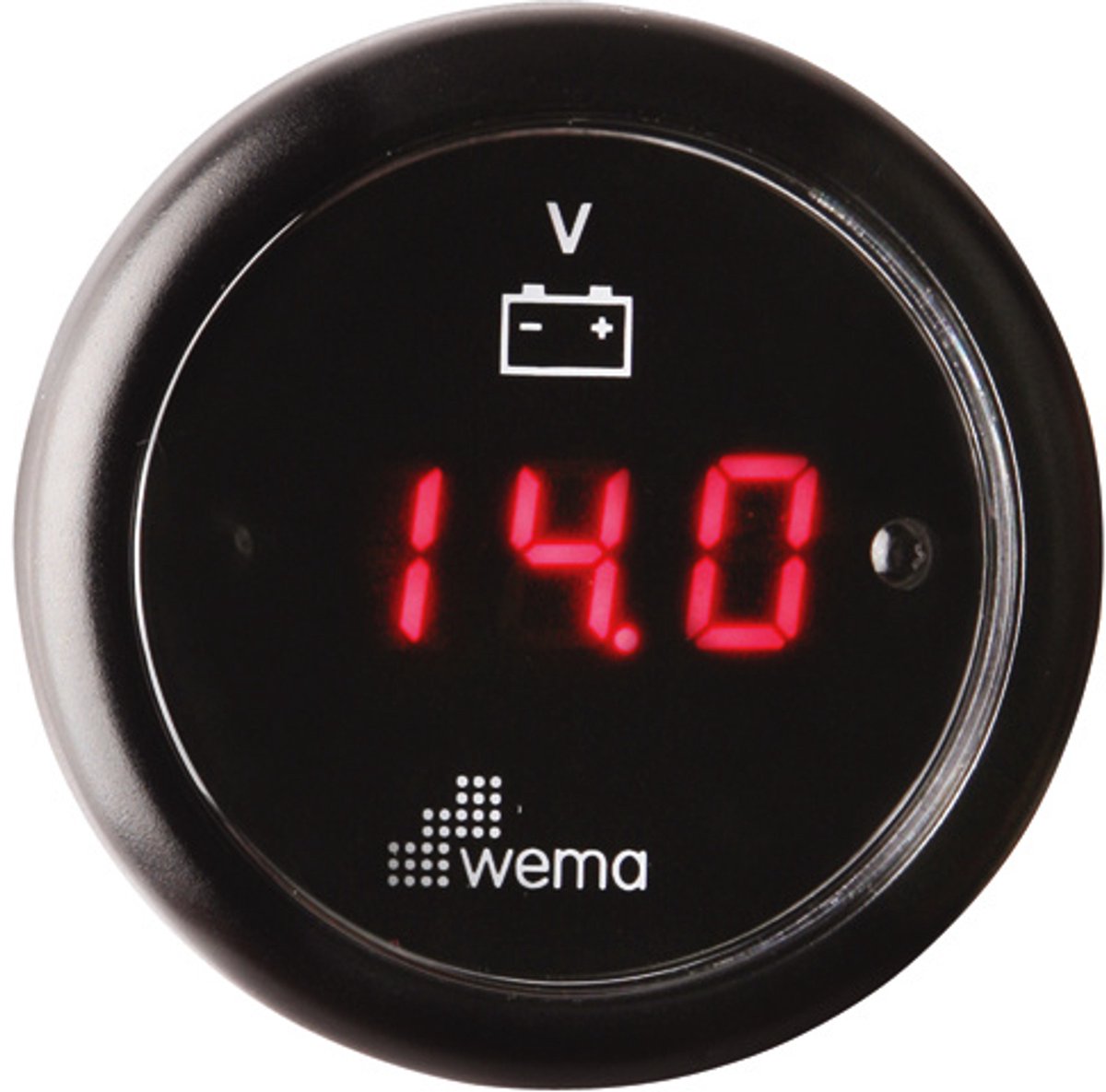 Voltmeter LED zwart