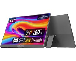 Zenwire AMG14 Portable Monitor 14 Inch 1920x1200 IPS – USB-C & HDMI – Extra Scherm voor Laptop en MacBook