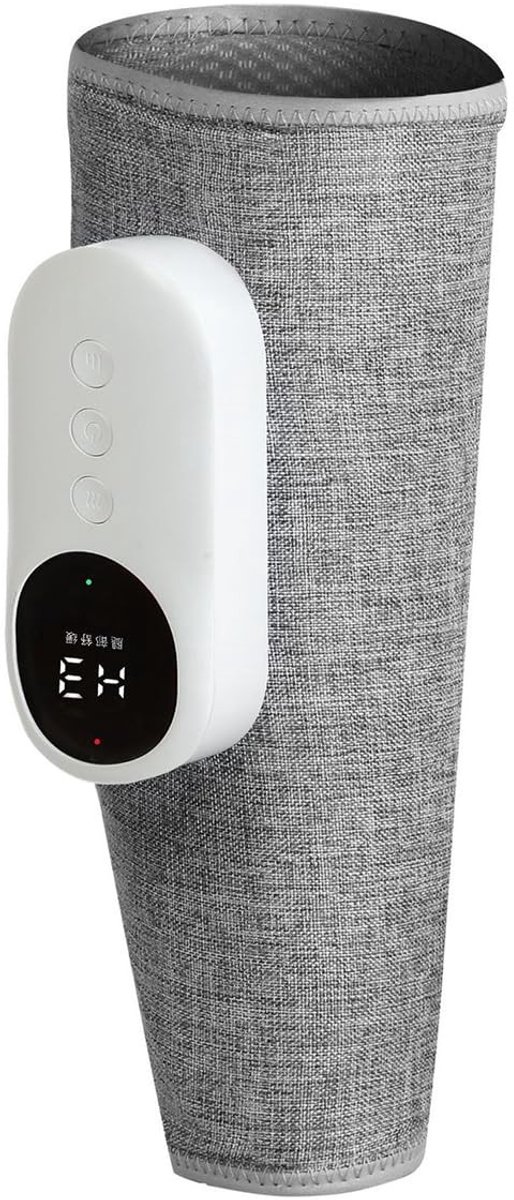 Allecto - Draadloze Beenmassager - Verbeter Circulatie - 3 Niveaus en Intensiteiten - Grijs - Ontspanning en Comfort - Ideaal voor Thuisgebruik - G...