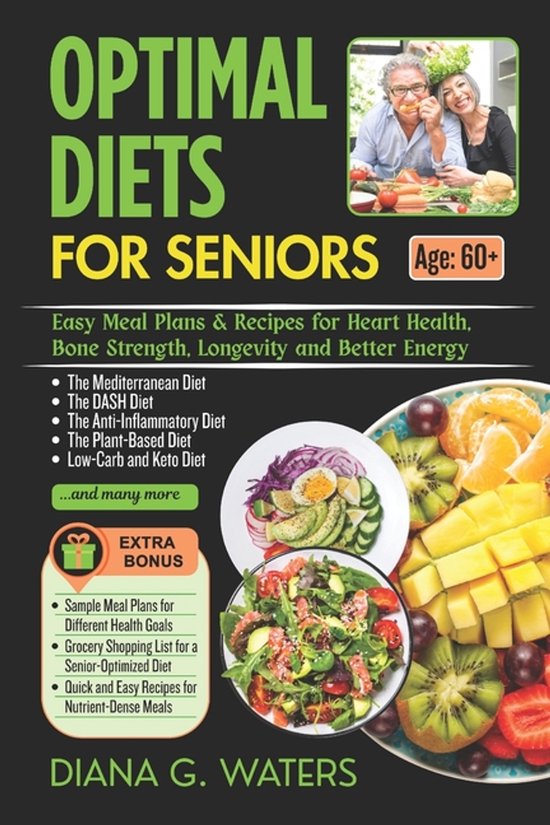 Healthy Aging for Seniors Over 60- Optimal Diets for Seniors - cover