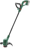 Bosch EasyGrassCut 18V-26 grastrimmer, met de focus op het handvat en de snijkop.