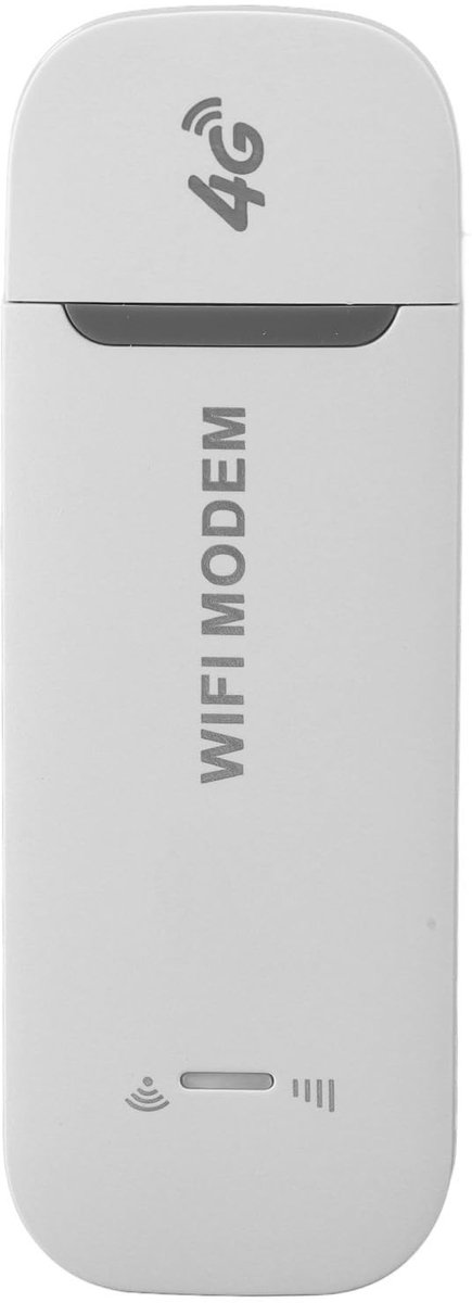 Allecto Draagbare 4G Router - Hotspot voor meerdere gebruikers - Plug and Play - Wit - Ideaal voor onderweg - USB-aansluiting