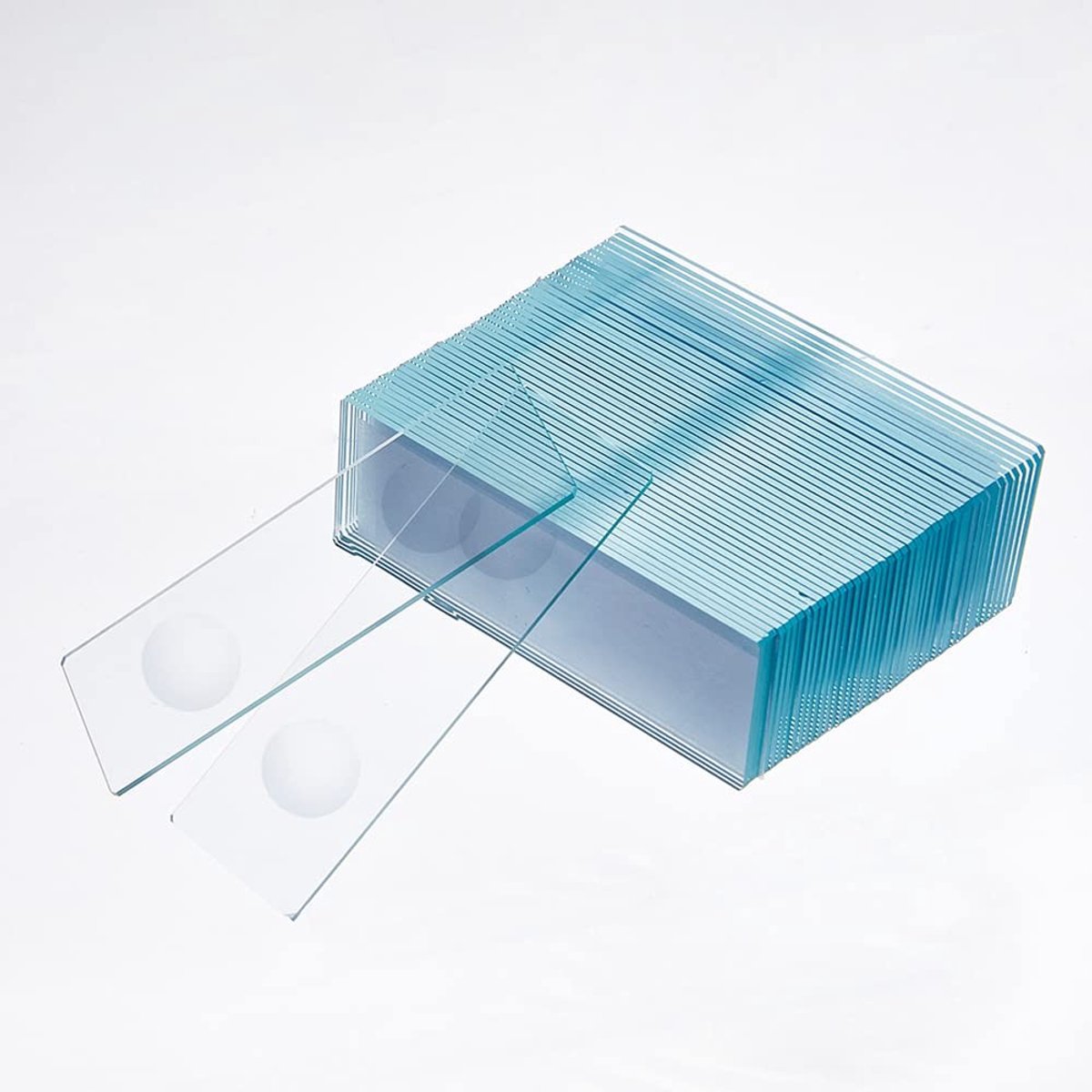 Allecto - Microscoop Slides - Dubbele Concave - 20Pcs - Glas - Laboratorium Benodigdheden - Heldere Kleur - Voor Wetenschappelijk Onderzoek