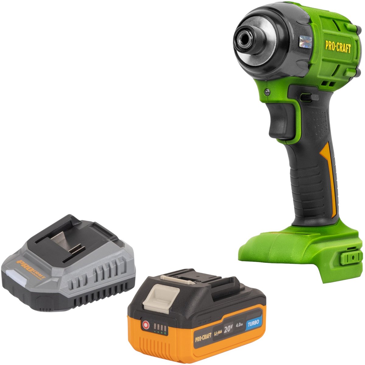 Procraft PS22bb accu slagmoersleutel 20 V 230 Nm 1/2" borstelloos + 1x accu 4,0 Ah + oplader