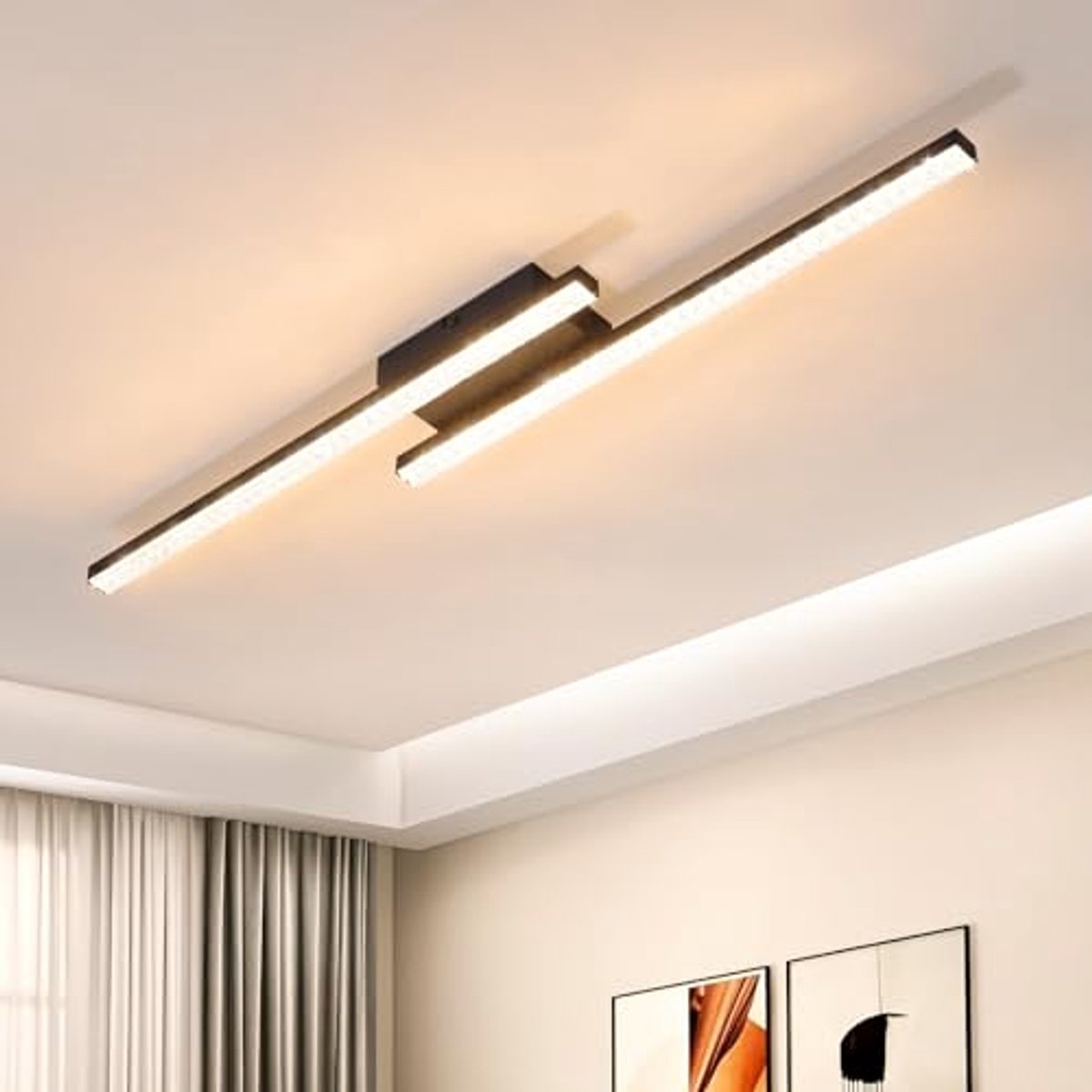Glitzerlife - Plafondlamp - Modern Kristaldesign - Led Plafondverlichting - Warmwit 3000K