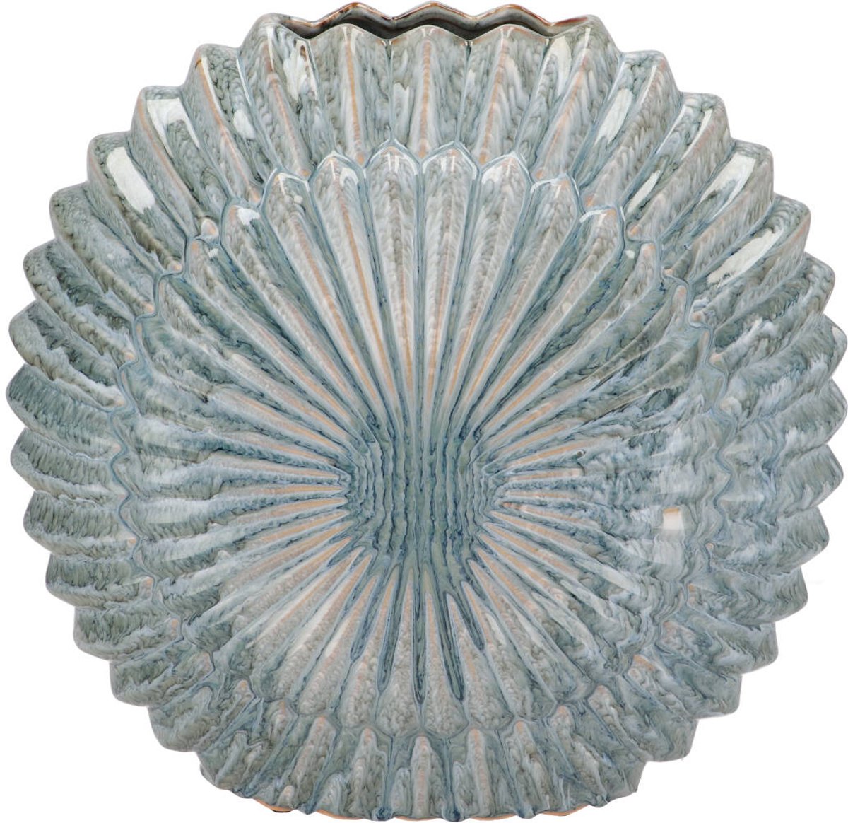 DK design Daan Kromhout - Vaas - Sifan - Blauw - Blue - 23x11x23cm - Keramiek