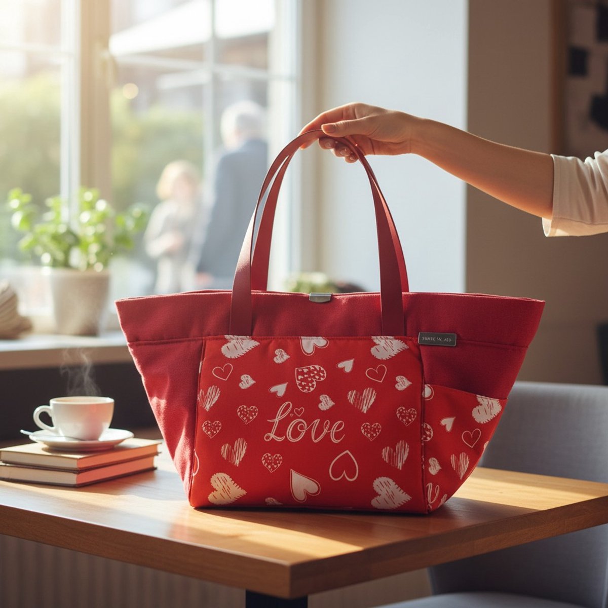 Breitas - haaktas - wolopberger - tas voor wol - tas voor haakspullen - tas voor breispullen - handgemaakt - Opvallende Kleurrijke Print-Projecttas – handgemaakte breitas – haaktas - projecttas sokken - projecttas truien - breitas truien
