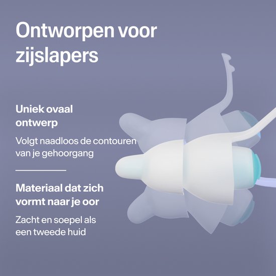 Alpine SleepDeep Mini Oordopjes Slapen - Maximale Geluidsdemping - Perfect voor Zijslapers - 27dB SNR Oordoppen - Sleep Plugs - Slaapoordoppen Snurken - Small Size - 1 Paar